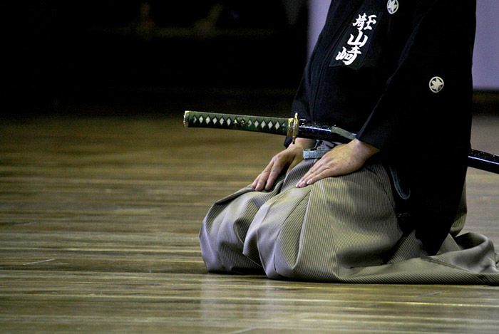 seiza : position naturelle en Iaido