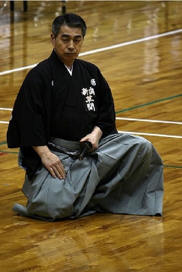Junichi KUSAMA Sensei, Iaidō Hanshi 8e Dan